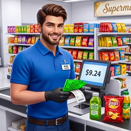 Supermarket Store Game Offline のアイコン